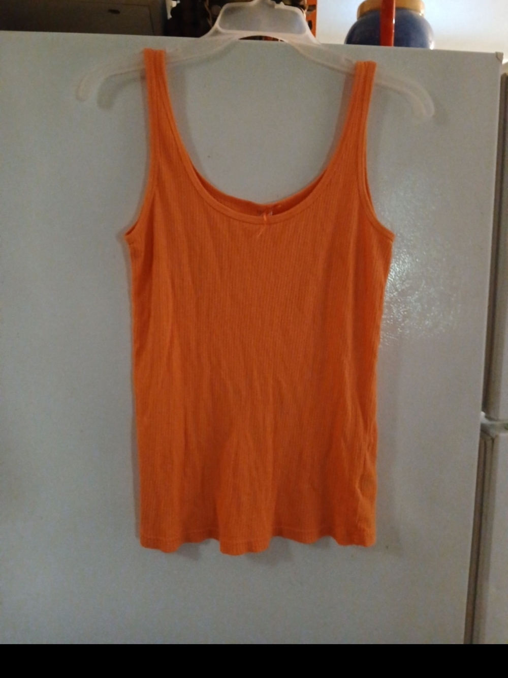 Arizona Jean Company Women’s Orange Ribbed Tank Top